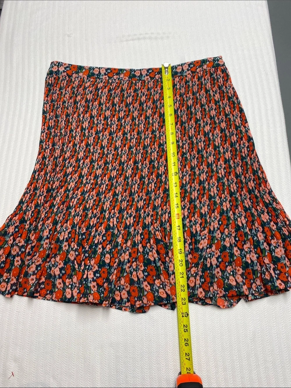 Boden Pleated Floral Skirt | Preppy Dopamine Cottagecore Euro Summer | Size 14
